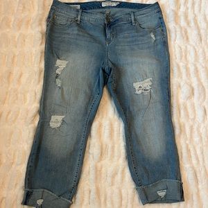 Torrid Boyfriend crop/Capris size 18